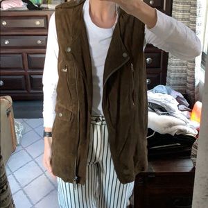 Diesel Long Real Super Soft Suede Vest